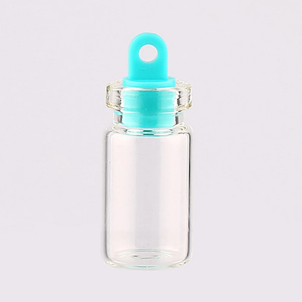 50 قطعة زجاجات الرغبات الصغيرة الزجاج واضح الجرار الصغيرة 12x24 مللي متر مع الفلين الخشبي DIY بها بنفسك رسالة الانجراف زجاجات قلادة الديكور هدية #5