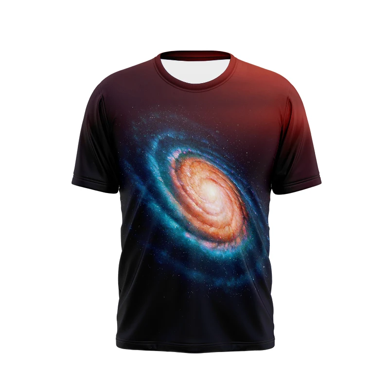 Galaxy T-Shirts Space Universe Lightning 3D Print Streetwear Men Women O-Neck Oversized T Shirt Harajuku Kids Tees Tops Clothing