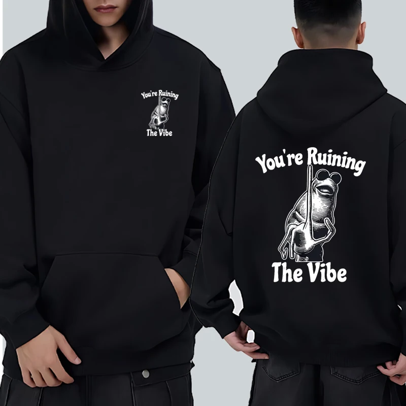 

High Quality Marcus The Worm Funny Meme Graphic Sweatshirt Autumn Winter Unisex harajuku print Hoodie Men women Fleece pullover