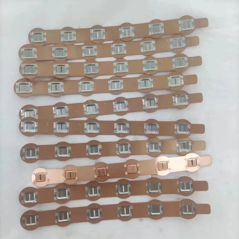 Copper Bus 21700 1*6P Battery Positive And Negative Copper Nickel Bar 0.3mm Withstand High Current 200A Can Be Customized 10PCS