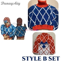 Guido Mista Cosplay Costume Golden Wind Cosplay Uniform Halloween Party Role Play Comic Anime Cosplay for Adults