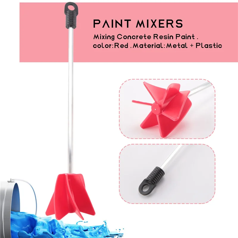 BABZ-3Pcs مرفق مثقاب خلاط الطلاء، خلاط الطلاء للحفر، محرك الطلاء للحفر، خلاط الطلاء لمعظم التدريبات