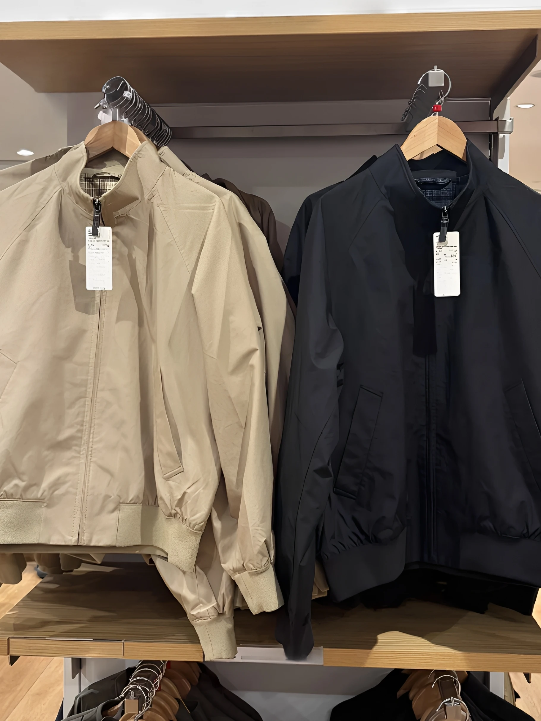 Loose Casual Long Sleeve Stand Collar Men's Jacket Spring Harington Coat Zipper Decorated Cotton Unisex Standard Fit Jacket