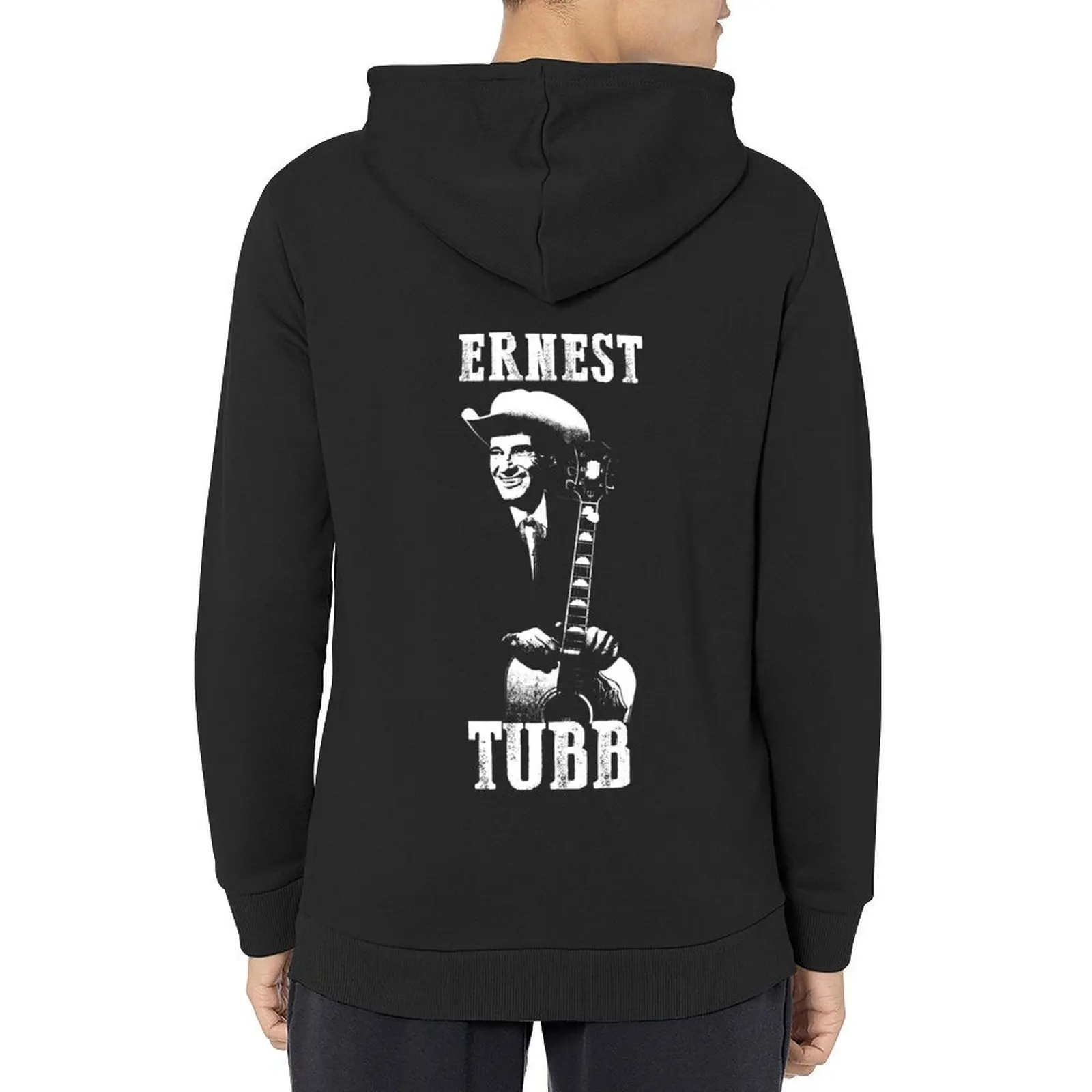 

Ernest Tubb - The White Stencil-1 Hoodie men's autumn clothes men's coat blouse korean autumn clothes autumn hoodie