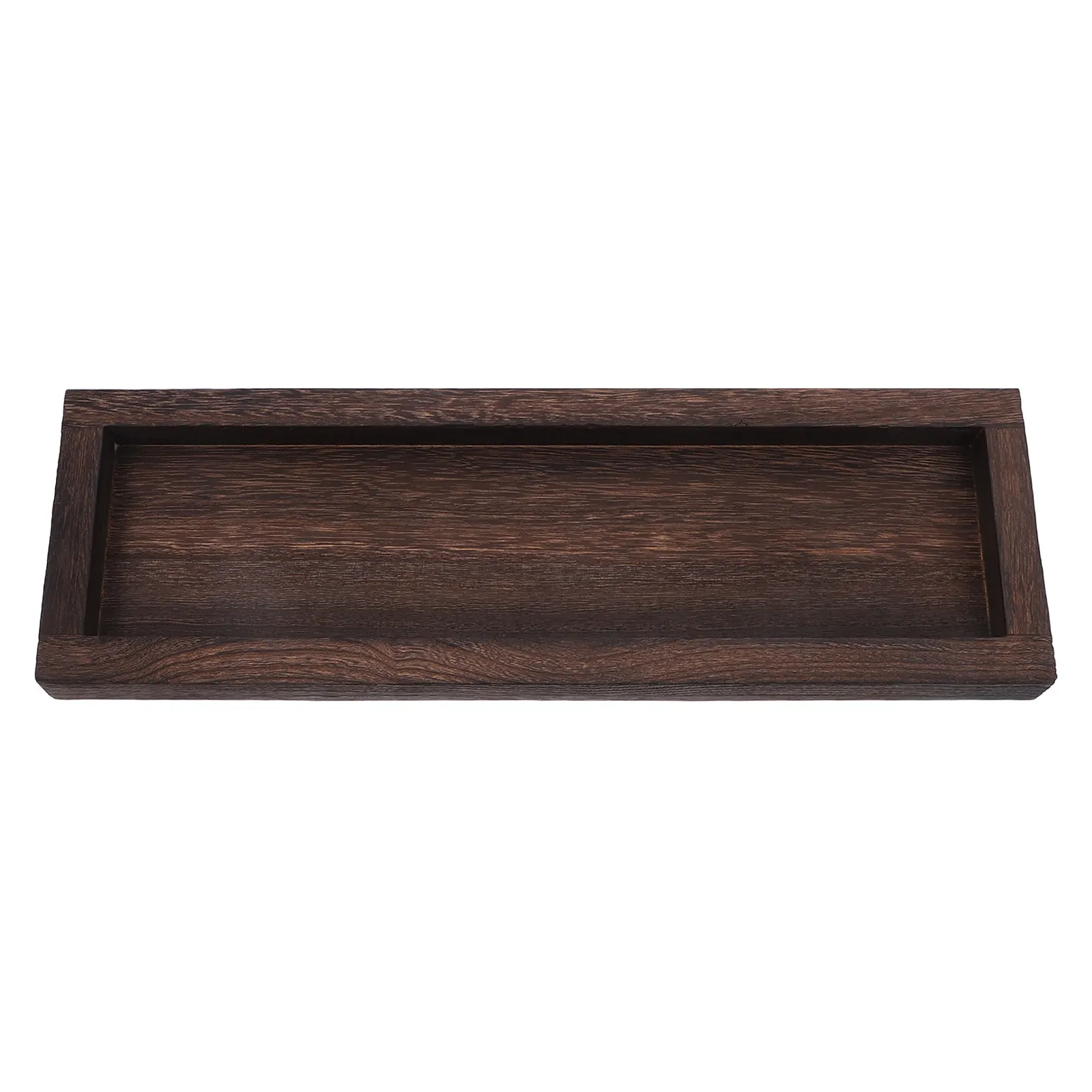 Rustic Decorative Wood Tray Long Narrow Farmhouse Style Serving Tray Coffee Table Centerpiece Kitchen Counter Bathroom