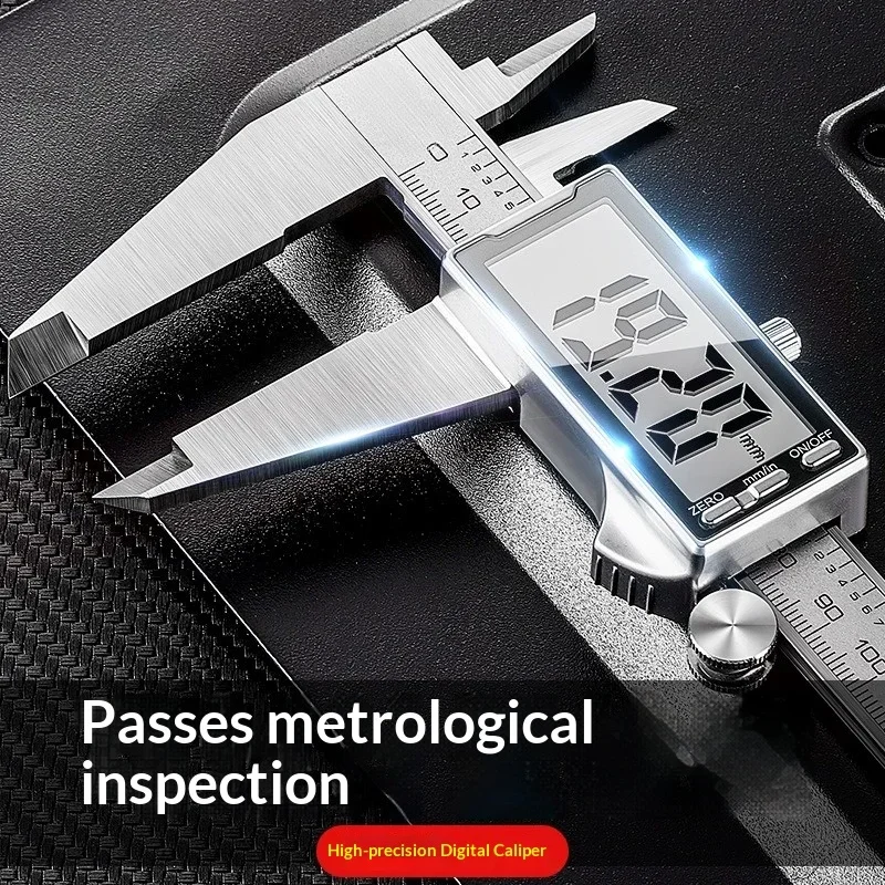 0-300mm Digital Vernier Caliper High Precision Stainless Steel IP54 Waterproof Industrial Electronic Measuring Caliper Tool