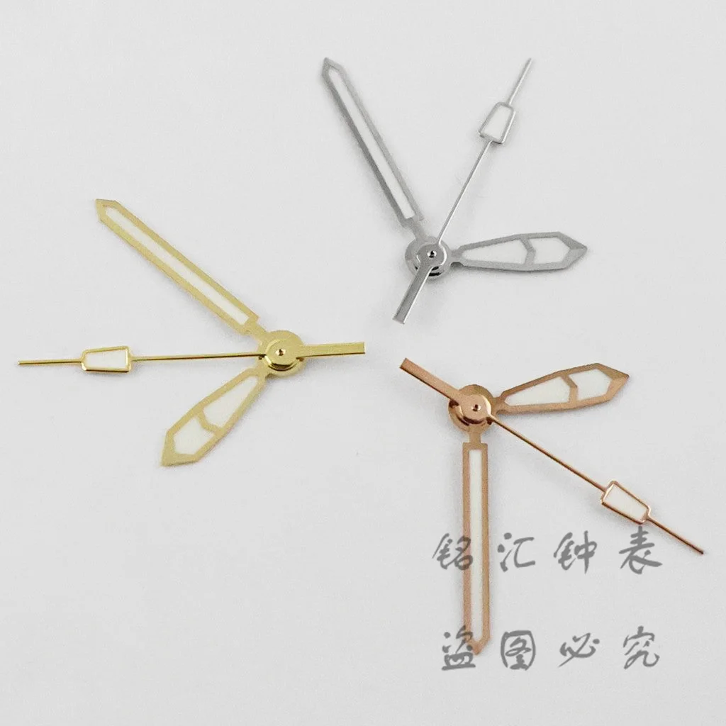 Modified NH35 Hands Green Silver Gold Blue Orange Watches Needles For NH34 NH35 4R35 NH36 4R36 7S36 Movement Watches Pointers