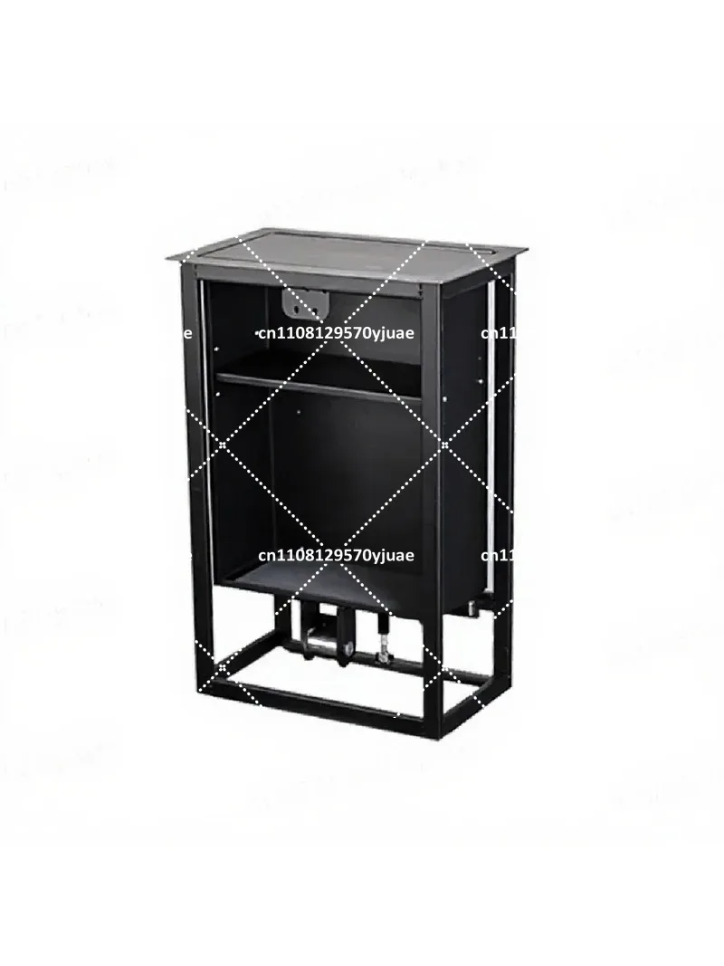 Kitchen Vertical Lifting Seasoning Rack Under Cabinet Hidden Storage Shelf SUS304 Stainless Steel Bottle Organizer
