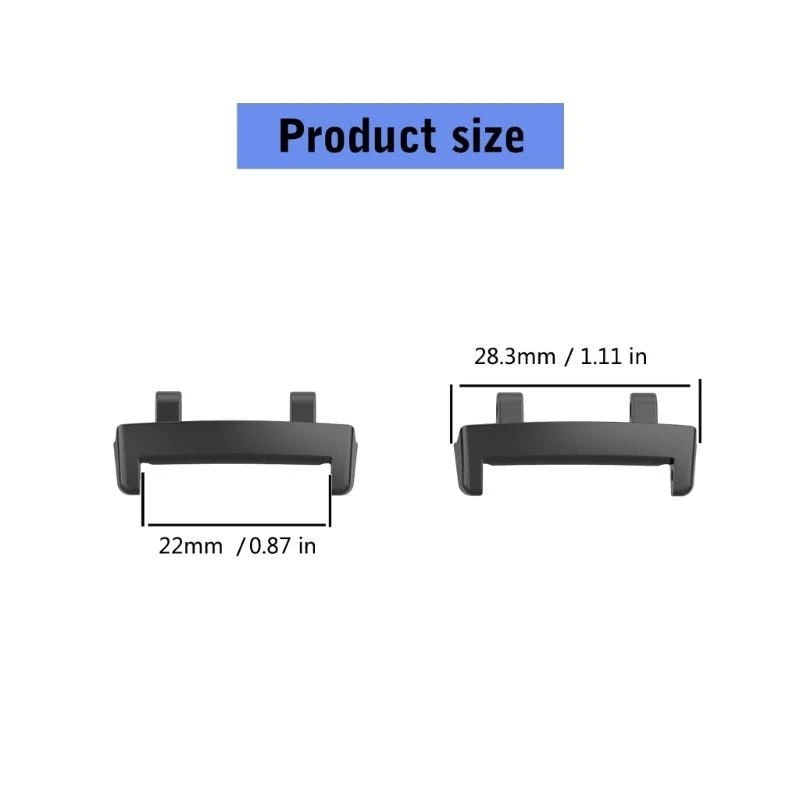 Metalladapterverschlussverbinder für Uhrenband 22 -mm -Träger einfache Installation