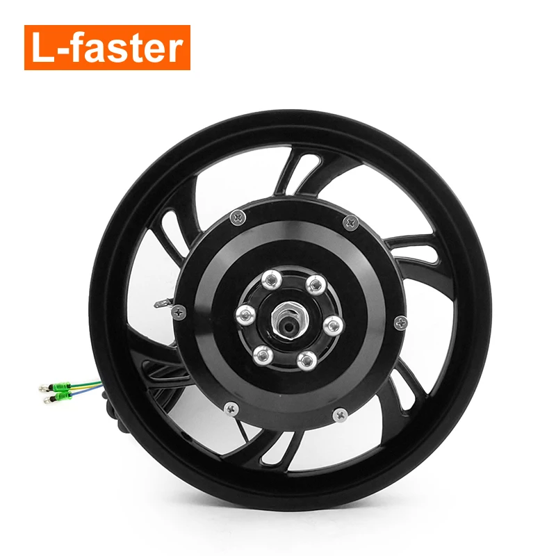 Electric Bike and Scooter Brushless Gear Hub Motor Kit with Disc Brake, Pneumatic Wheel, DIY, 350W, 12 in