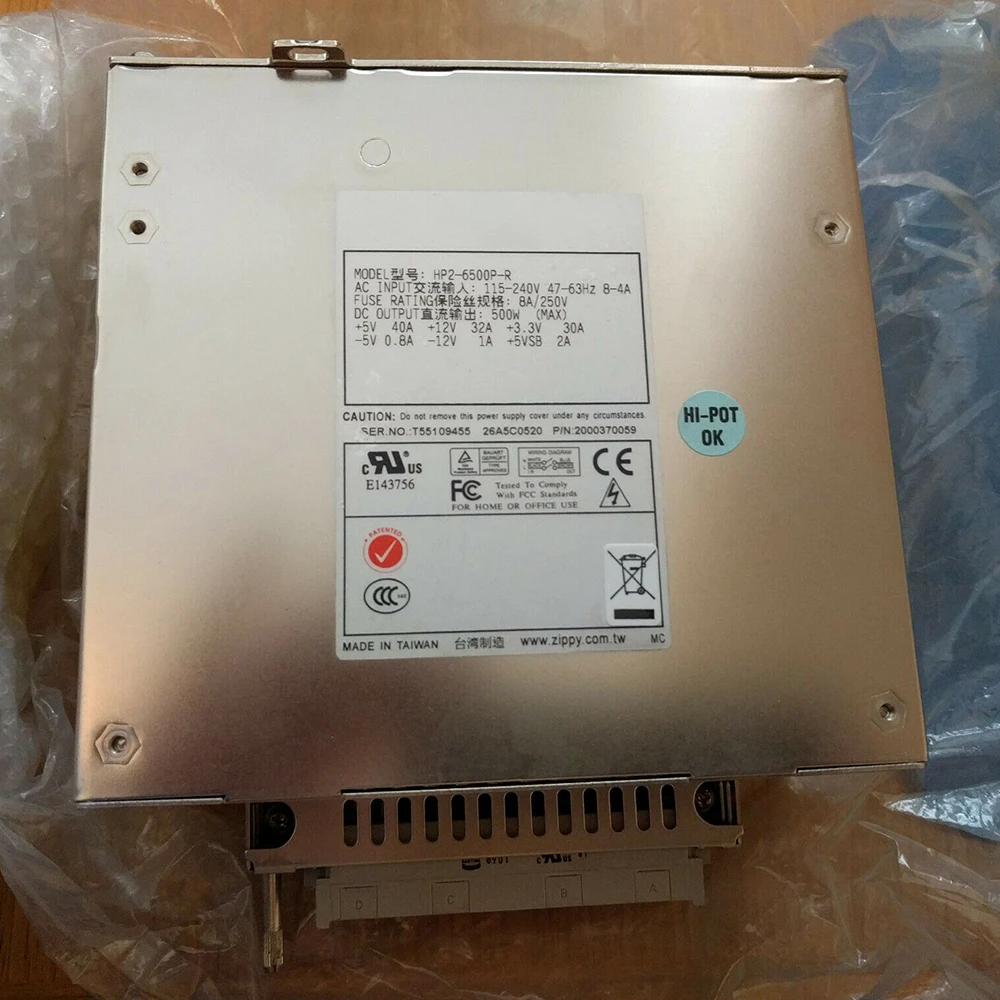 

HP2-6500P-R For Zippy 500W Server Network Machine Power Supply Original Quality Fast Ship
