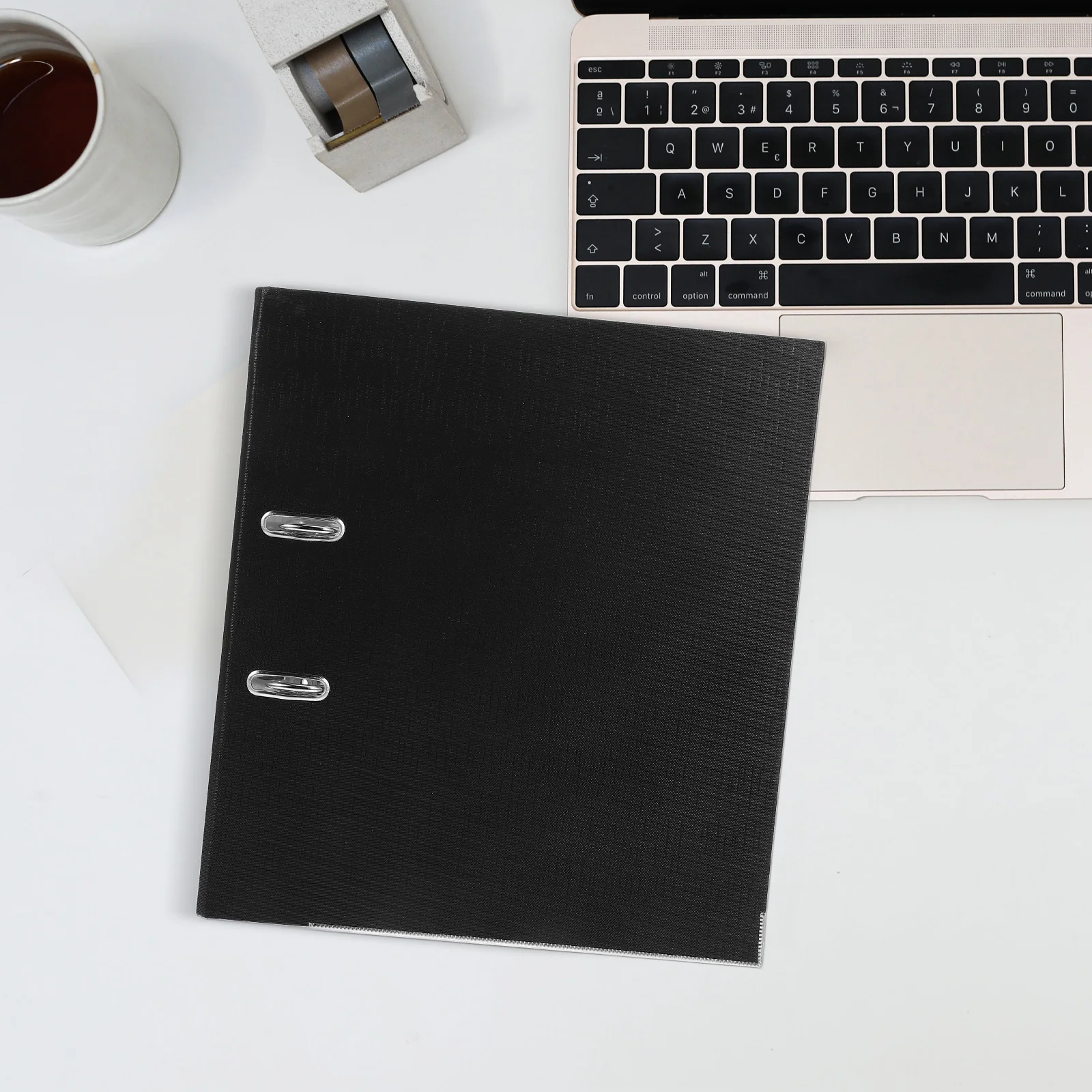 A4 Size Plastic Lever Arch File Folders with Clip and Finger Grip Hole (Black) file folder lever arch file