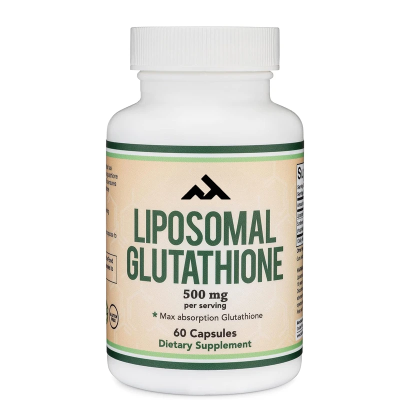 Double Wood Liposome Glutathione Supplement 500mg (vegetarian Safe, Non GMO) Maximum Absorption Liposome Glutathione