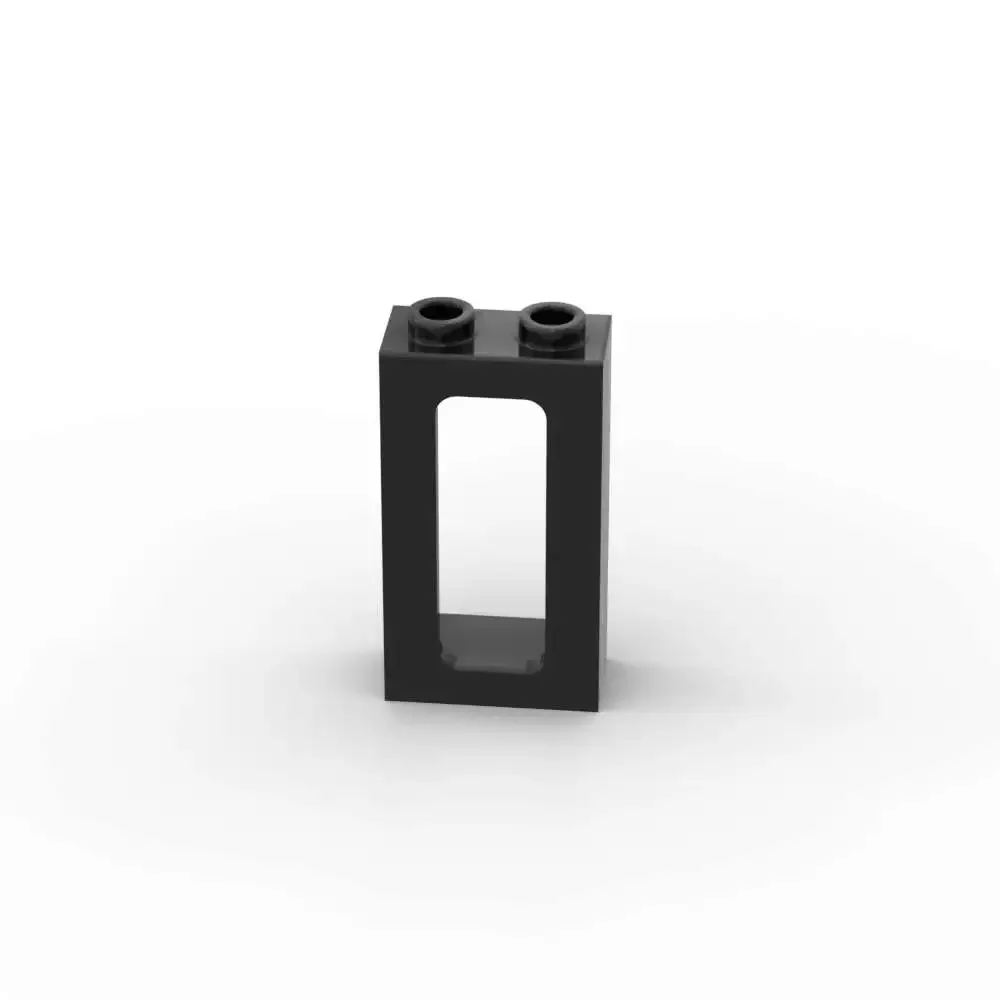 MOC 10 Uds 4035 1x2x3 Kit de bloques de construcción de tren con ventana casa Castillo ladrillos rompecabezas de partículas Idea juguetes niños cumpleaños regalo de Navidad