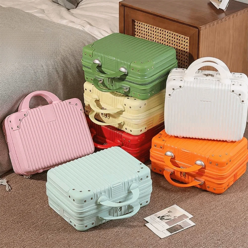 Hot Sales 14 inch Travel Suitcase Mini Travel Makeup Case Hand Luggage Boarding Case For Women
