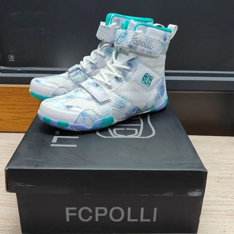 

New hot sale professional unisex breathable wear-resistant comfortable wrestling boots boxing shoes sports shoes very good