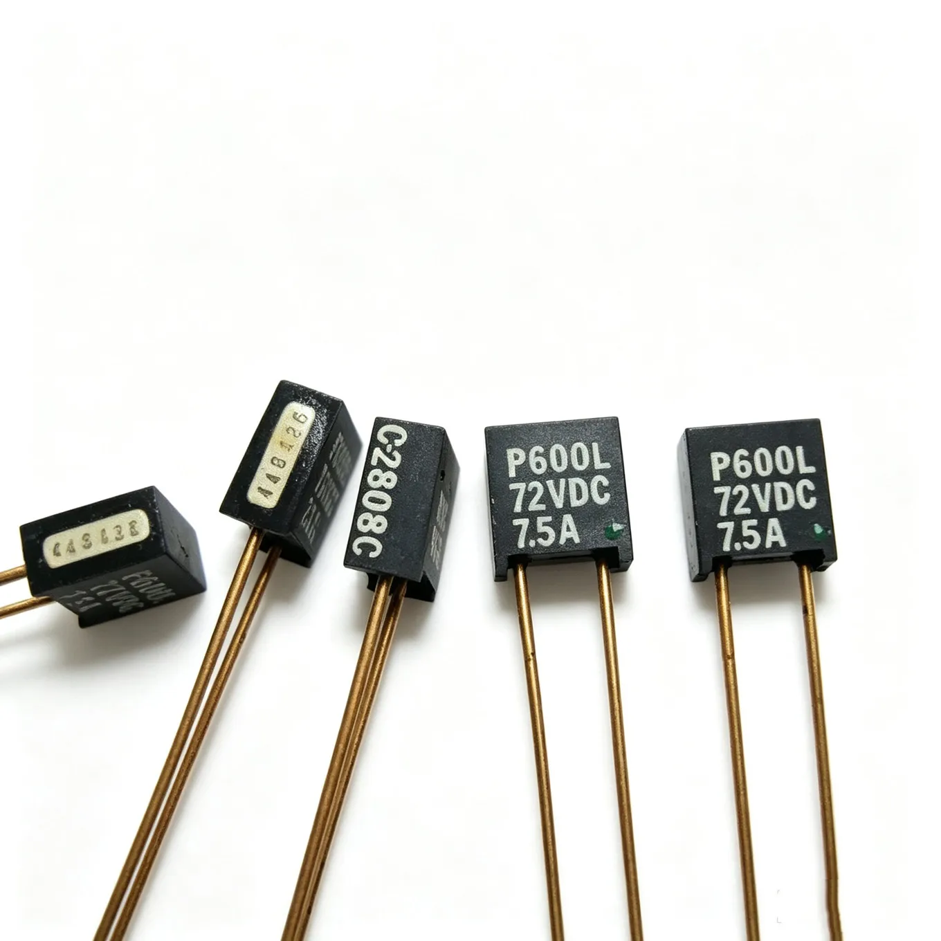 Original New 100% MIC9430 P600L Gold Foot 72VDC 7.5A Non Sensing Copper Pin Audio Sound Safe Fuse