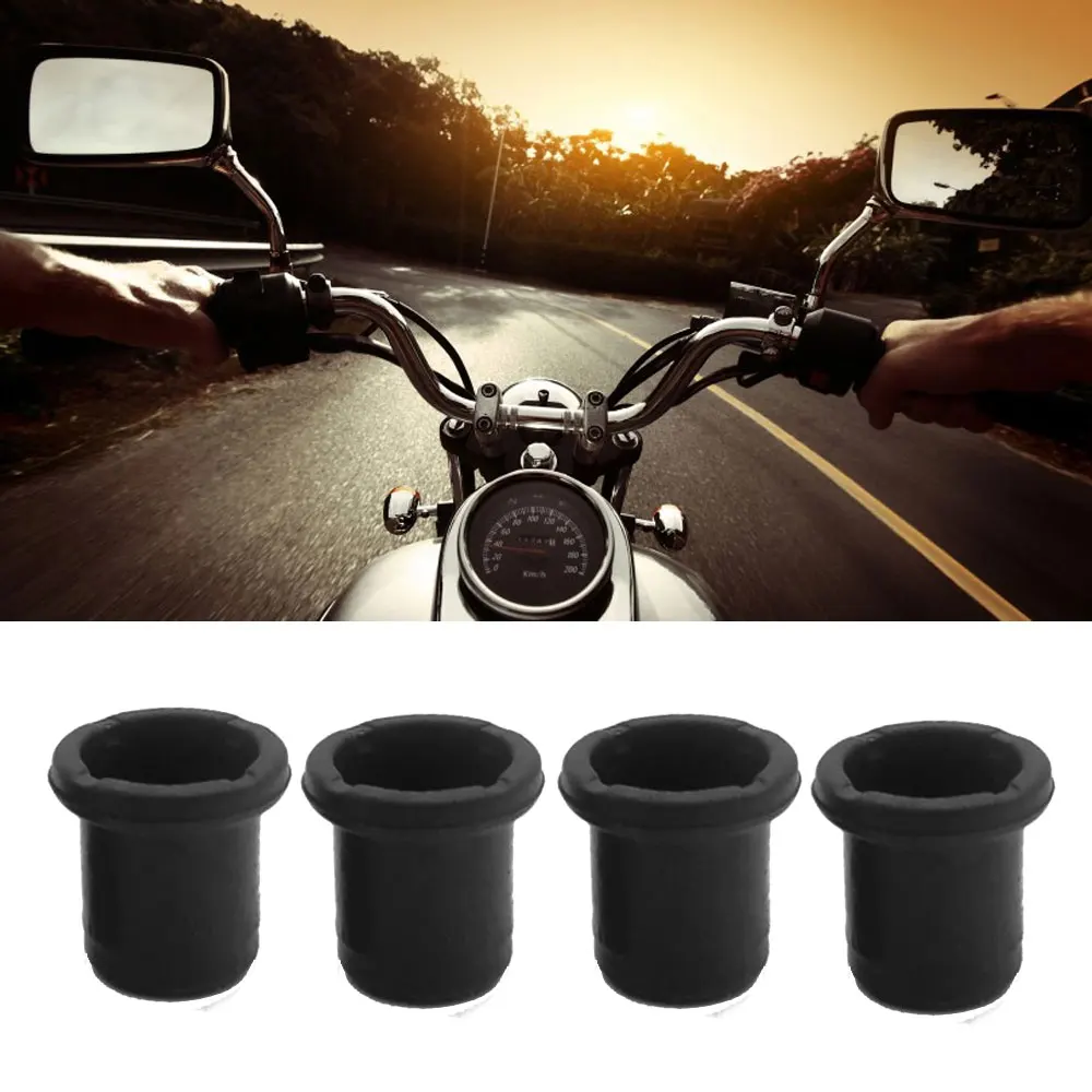 Black Motorcycle Scooter Brake Upper Pump Piston Dust Cover Rubber Disc Brake Pump Cover Waterproof Motorcycle Accessories