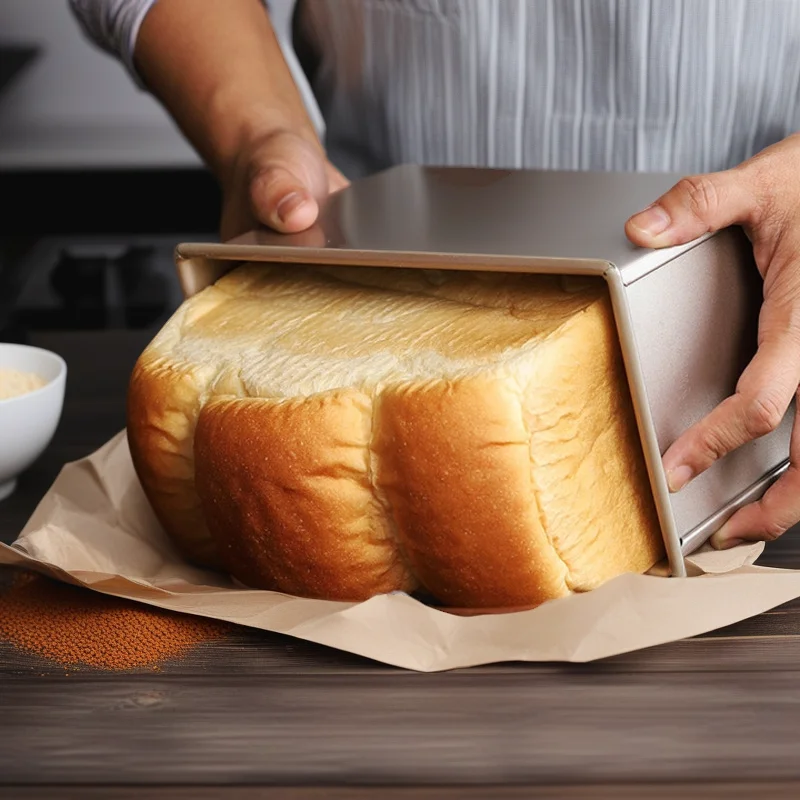 

450 г антипригарная форма для тостов, форма для выпечки золотой хлеба, коммерческое использование, тисненая форма для торта для духовки, домашняя кухня, инструменты для выпечки