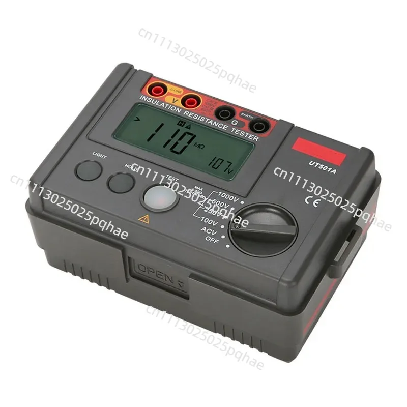 UT501A Insulation Resistance Tester 500V Digital Mehhmmeter Electrical Resistance Measurement