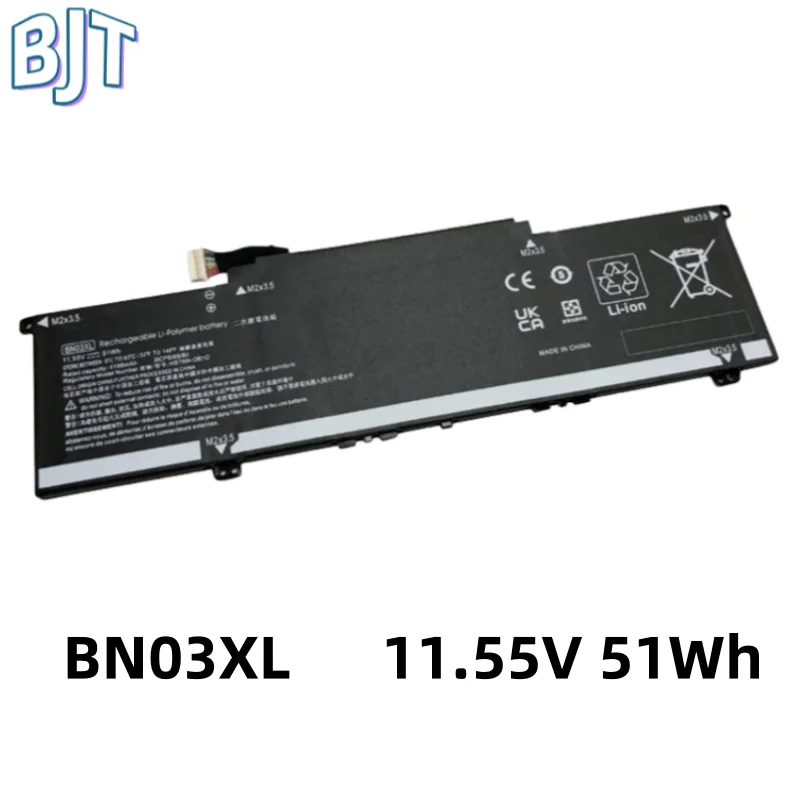 

New 11.55V 51Wh BN03XL Laptop Battery For HP Envy x360 13-ay00001nd 15m-ee0013dx HSTNN-DB9N HSTNN-OB1O L77034-005 L73965-271