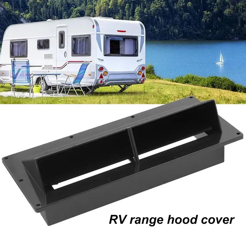 RV Stove Vent RV Range Hood Stove Vent RV Vent Cover Exterior Ventilation With Locking Damper Screws Included For RV Car Home