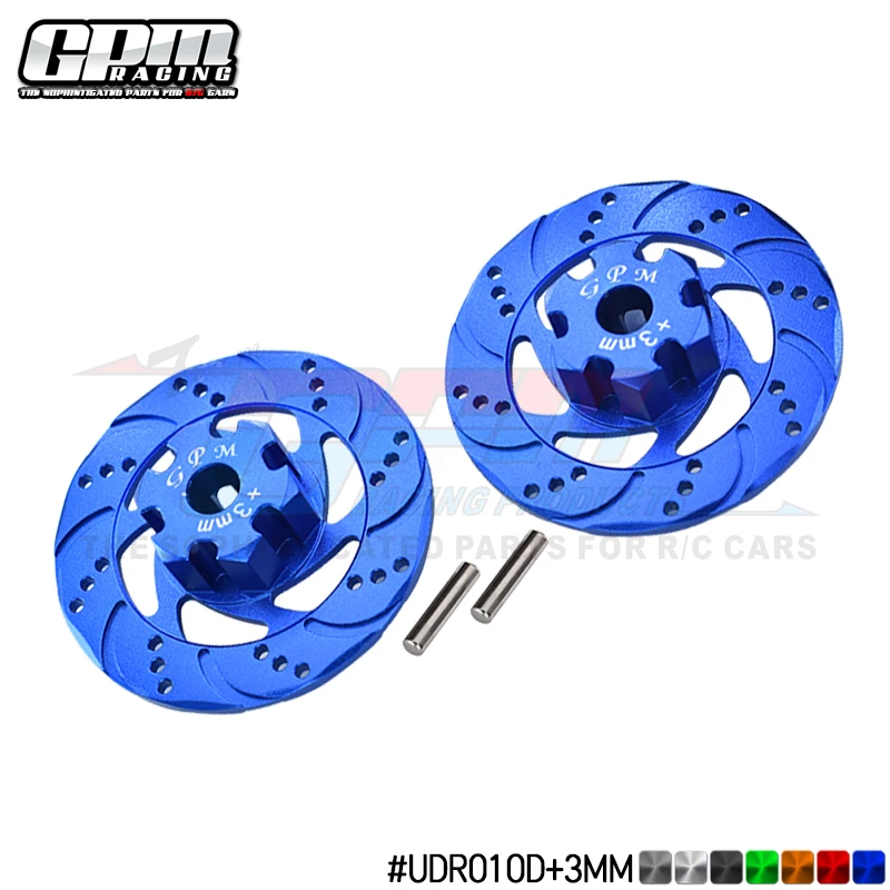 GPM Aluminum +3Mm Hex With Brake Disk For TRAXXAS 1/7 Unlimited Desert Racer