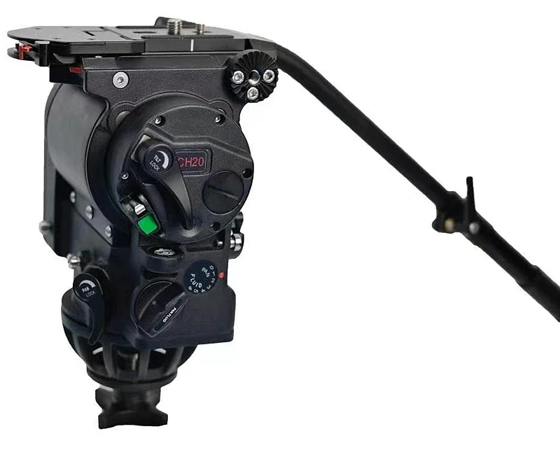 Chewa CH20 100 مللي متر وعاء المهنية بث CCTV ترايبود السائل رئيس 20 كجم كاميرا فيديو مقارنة Oconnor 1040 #1