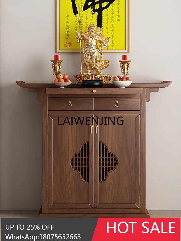 

LYN New Chinese Simple Table Incense Case Guan Gong Shentai Cabinet Buddha Cabinet Incense Household Table
