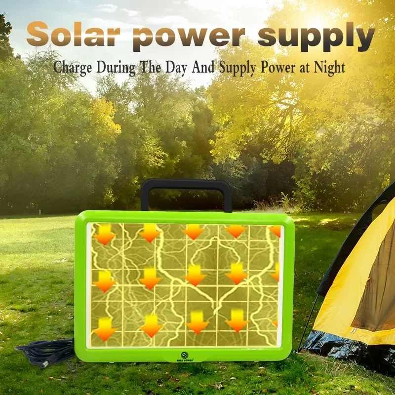 6v6w high effient solar power generator system with TF/USB off grid solar power system