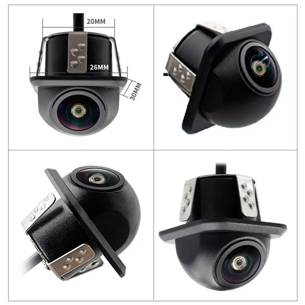 CCD HD Video Fish Eye Lens Car Rear View Camera Auto Parking Camera visione notturna retromarcia Auto Parking Monitor