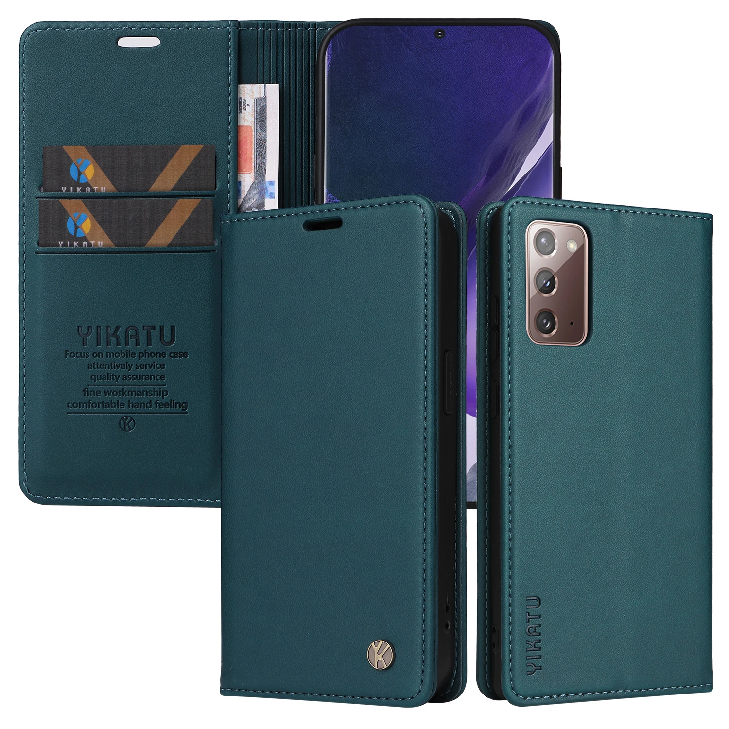 حافظة لهاتف سامسونج جالاكسي M 33 52 53 55 62 نوت 8 9 10 برو 20 حافظة هاتف مغناطيسية فاخرة للغاية لتخزين البطاقات والمال