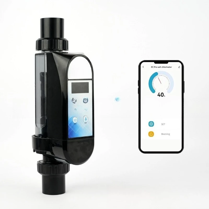 swimming pool electrolytic salt and chlorine machine, swimming pool salt and chlorine electrolyzer, support mobile APP control