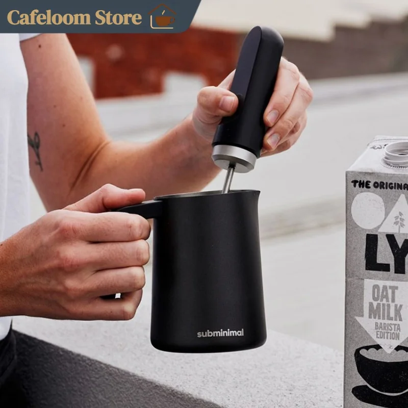 Subminimal Stainless Steel 450ml Milk Jug Coffee Latte Art Pitcher Pointed Spout Milk Frothing Cup For Espresso Coffee Making