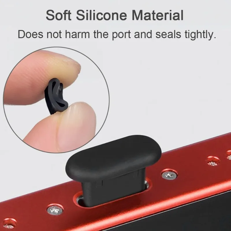 50/1Pcs Type C Charging Port Silicone Dust Plug for iPhone 17 16 15 Pro Max Samsung S26 Xiaomi USB C Anti-Dust Stopper Dustplugs view 3