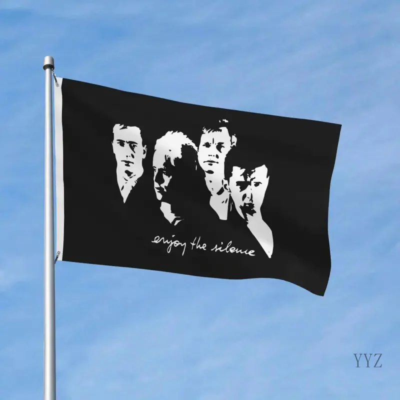 Depeches Fashion Rock Flag Outdoor Banner All Weather Music Decoration Fade Proof 60x90 90x150cm Flags