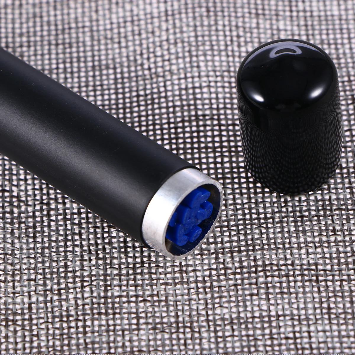 

Pair Retractable Telescopic Nylon Drum Sticks Black Blue Durable Comfortable Music Playing Drum Brushes for Jazz Rock