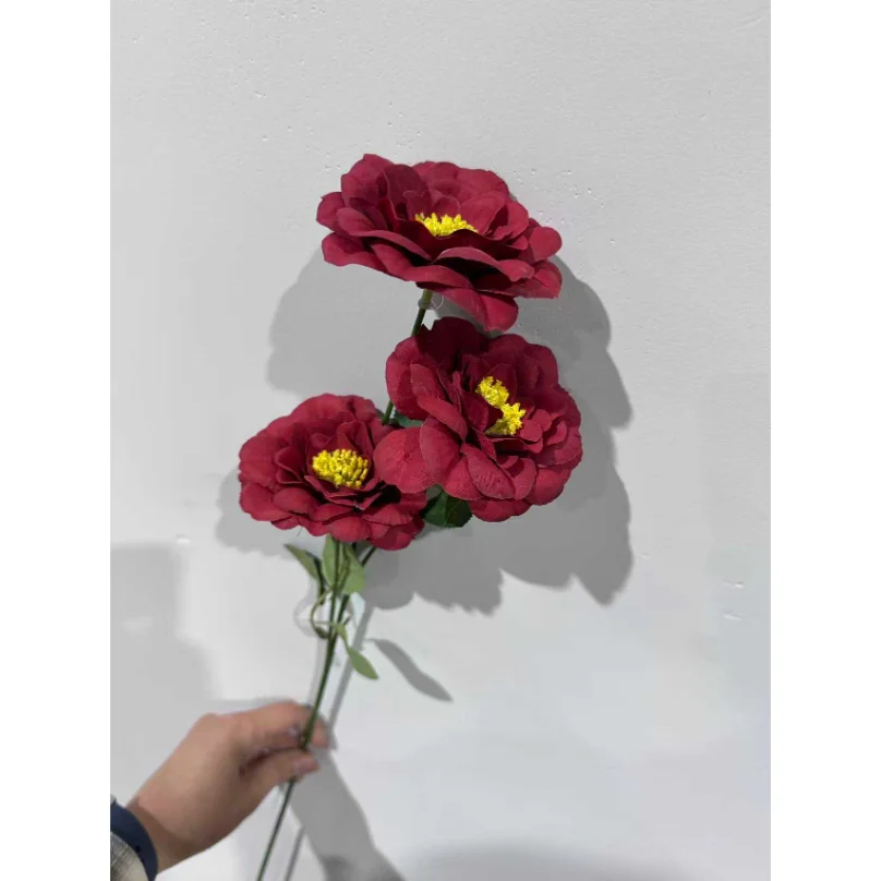 

Artificial Flowers Bouquet for Garden Party Wedding Marriage Decoration Home Room Decor Fake Flowers Table Vase Ornament