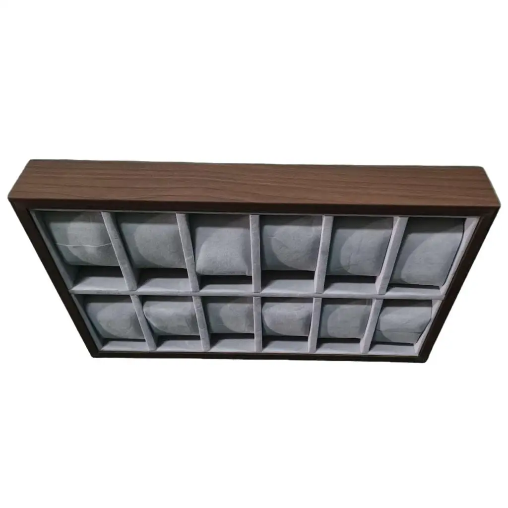 Watch Display Tray Jewelry Bracelet Storage Case for Man Countertop Drawer