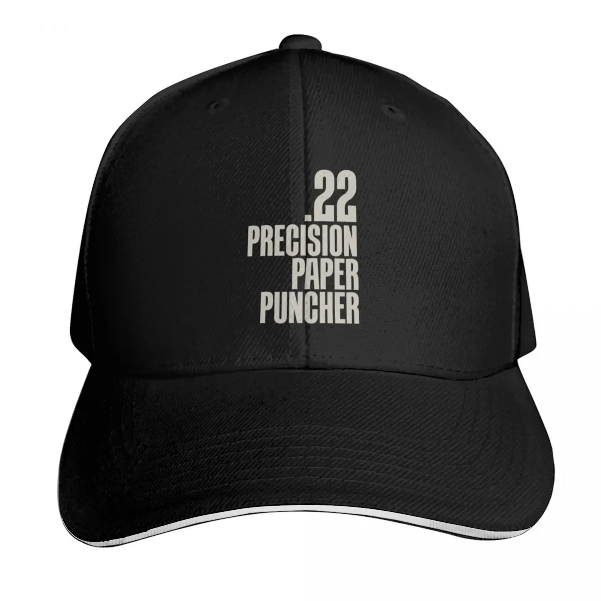Boné de Beisebol 22 Long Rifle - Perfurador de Papel de Precisão, Chapéu Derby, Chapéu de Golfe, Chapéu Engraçado Masculino, Chapéu Hip Hop Masculino de Luxo, Chapéu Feminino
