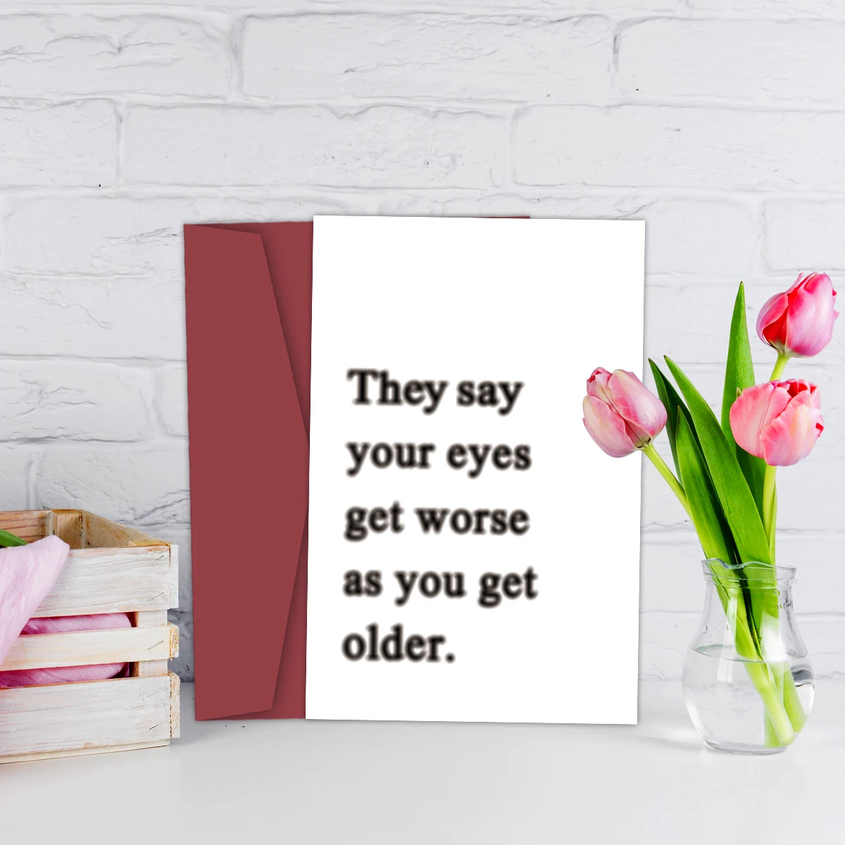 1pc Funny Birthday Card for Mother,Humor Old Age Card for Women Thank You Card for Mom Grandma The Elderly And Unique Gifts Card