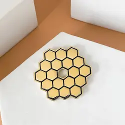 James Webb Space Telescope Enamel Pin Fashion Science Astronomy Lapel Pin Coat Hat Badge Collection for Scientific Enthusiast