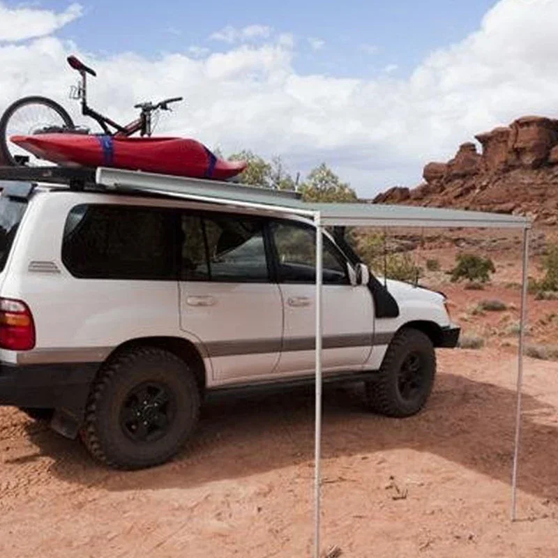 Car Side Awning Roof Retrac Canopy Car Side Account External Waterproof Sunshade for Outdoor Off-Road Expansion