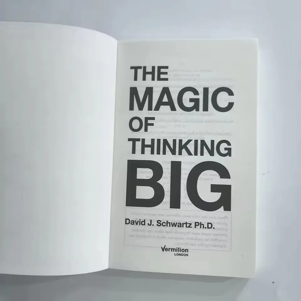 The Magic Of Thinking Big The True Secret Of Success English Book Paperback