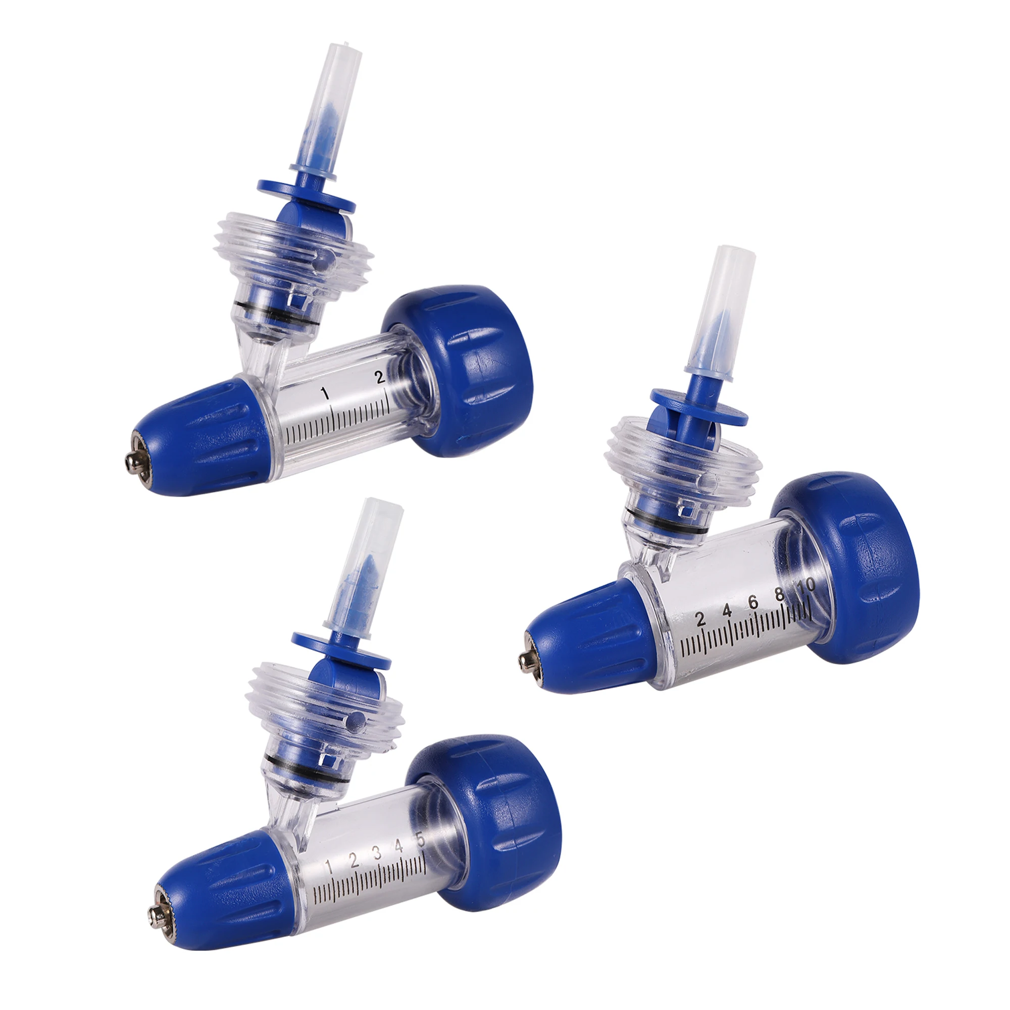 2/5/10ml Automatic Veterinary Continuous Syringe Animal Adjustable Vaccine Injector Livestock Sheep Cow Injection Accessorie 1Pc