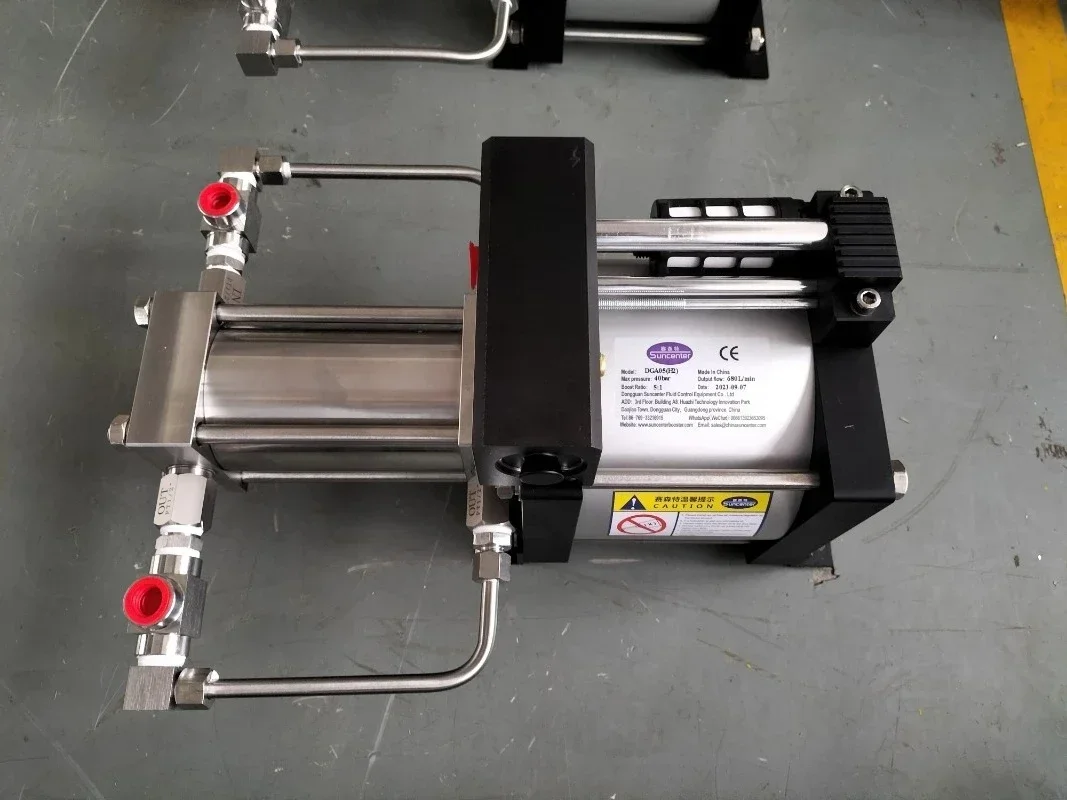 Pompa booster gas pneumatica ad alta pressione