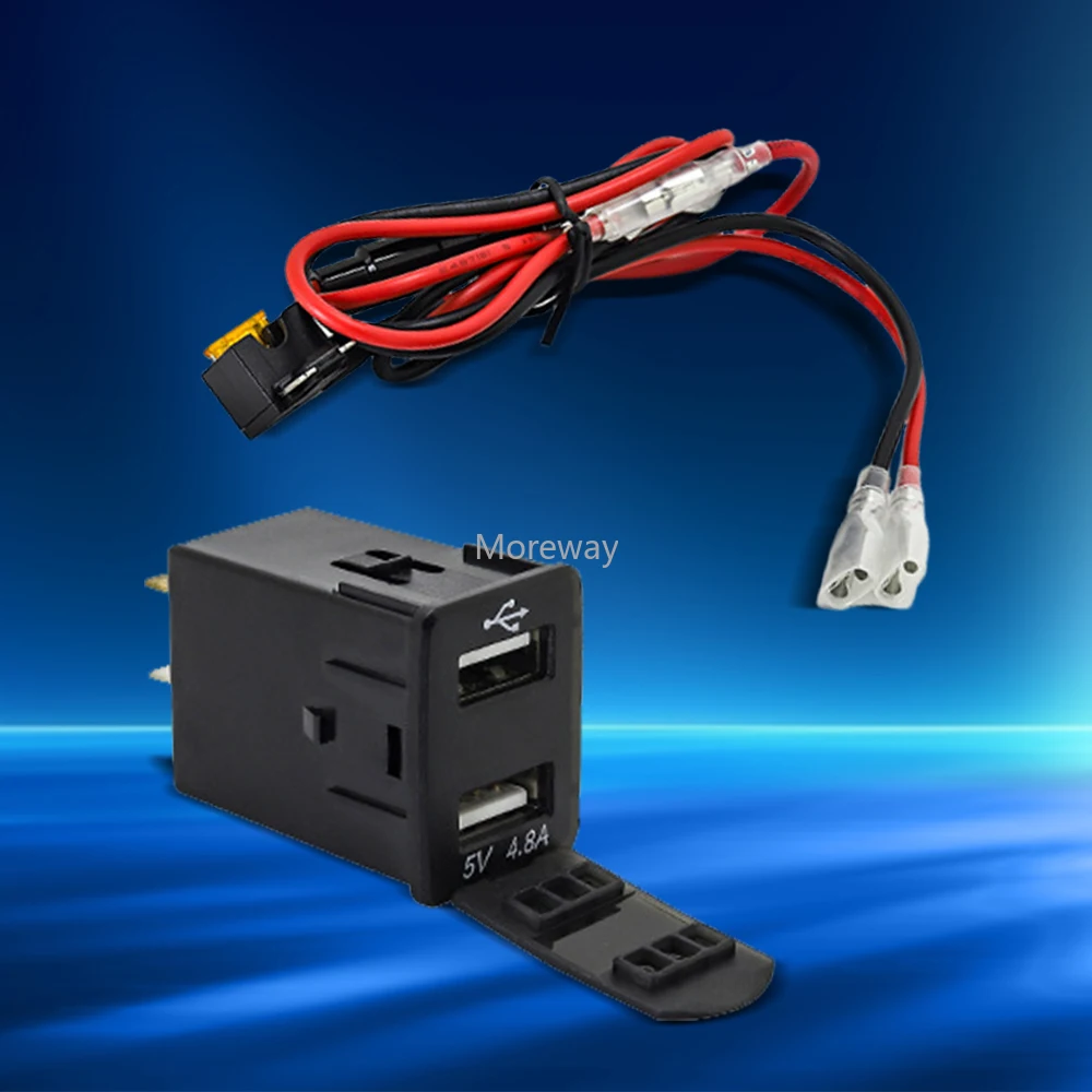 Quickly Charging Dual Ports Usb Charger for Nissan New Sylphy 2015 Teana L33 Altima Qashqai J11 Murano Serena C27 Interior Trim