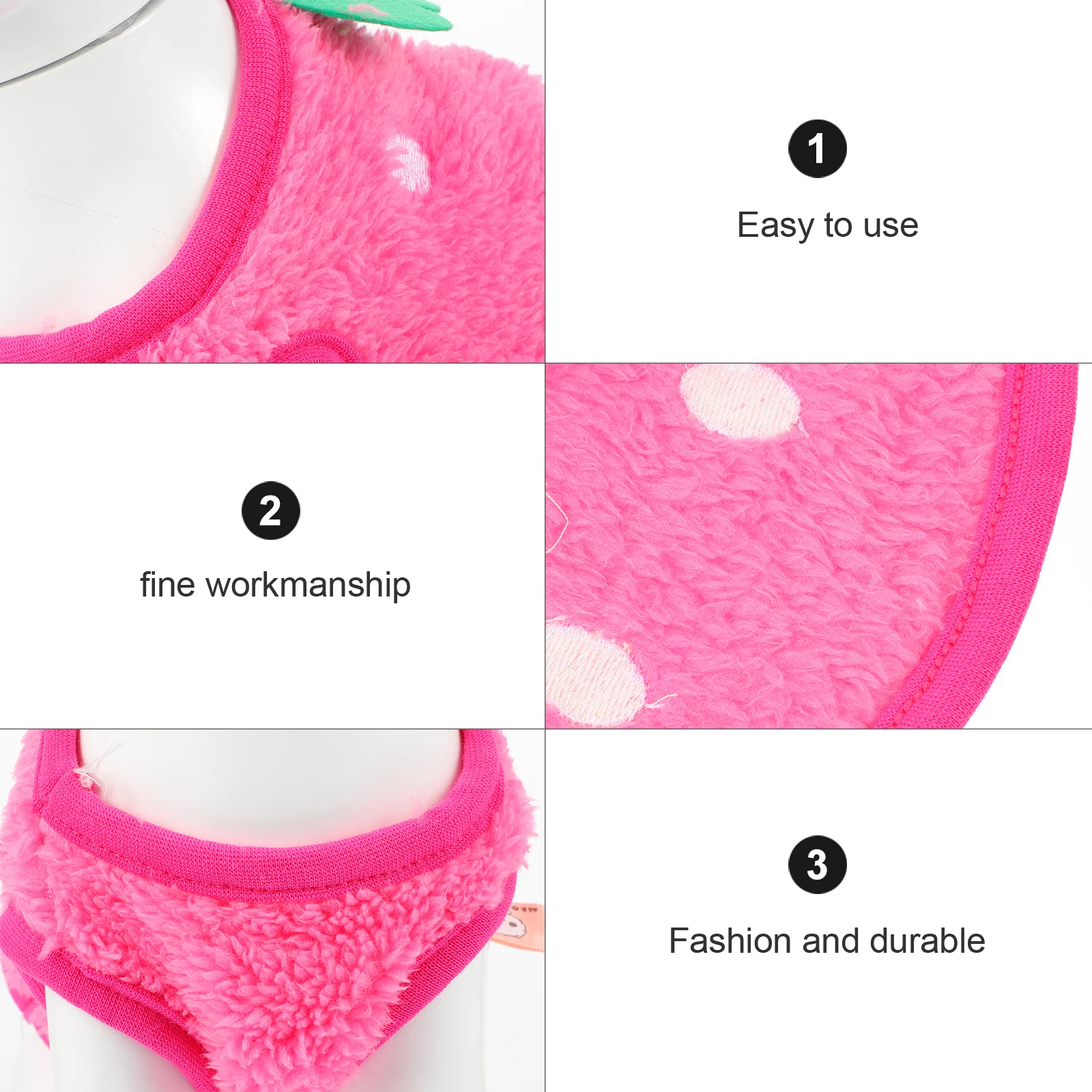 

Guinea Pig Costumes Dog Clothes Winter Vest Bunny Jacket with Hat Coral Fleece Pet Clothing