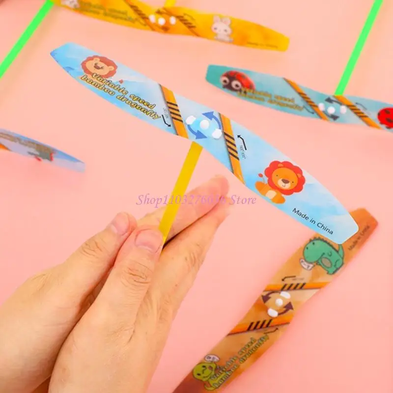 R6fd plastique coloré libellules volants piratage jouet extérieur amusant