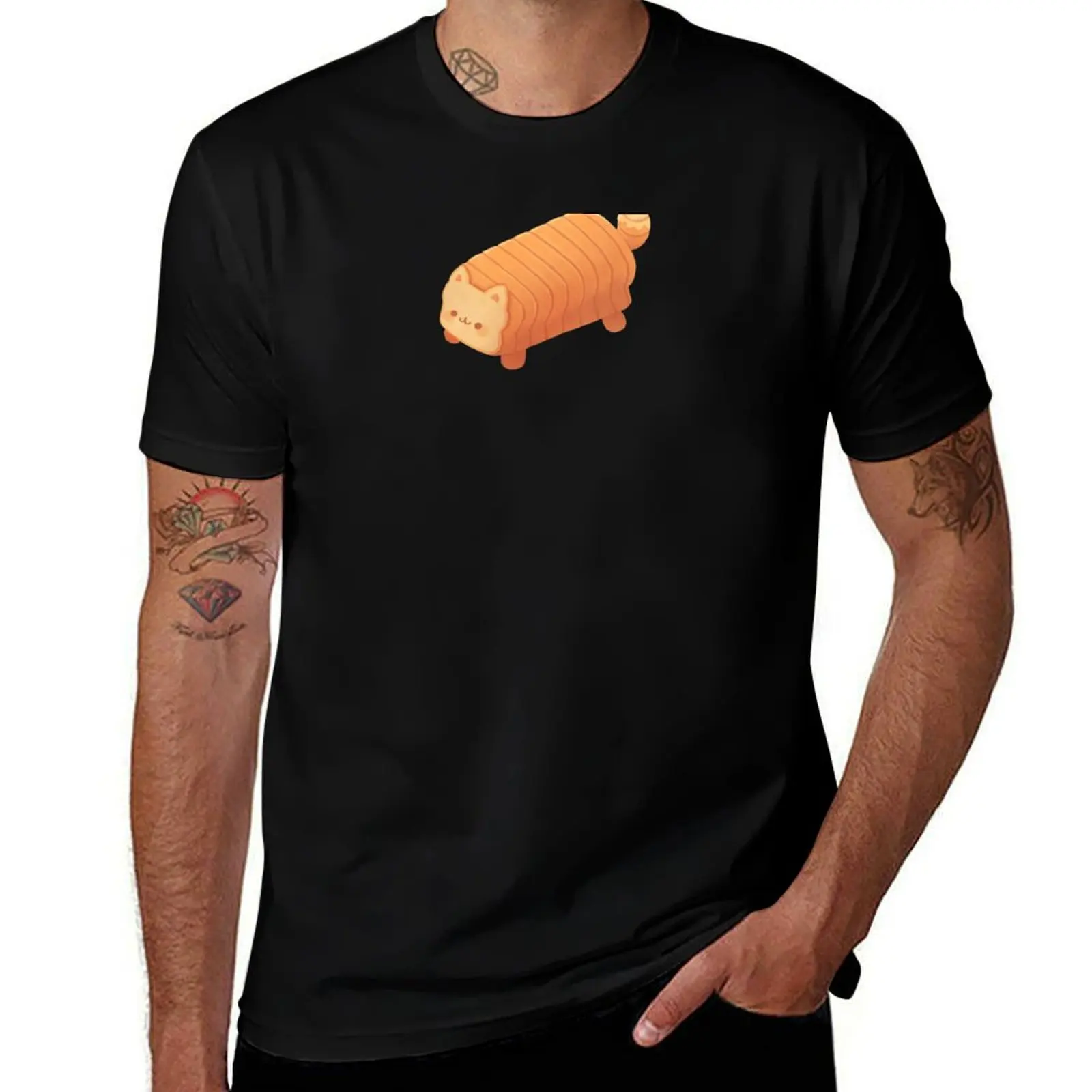 Cat Loaf - Meow Bread T-Shirt Christmas Casual Tee Shirt